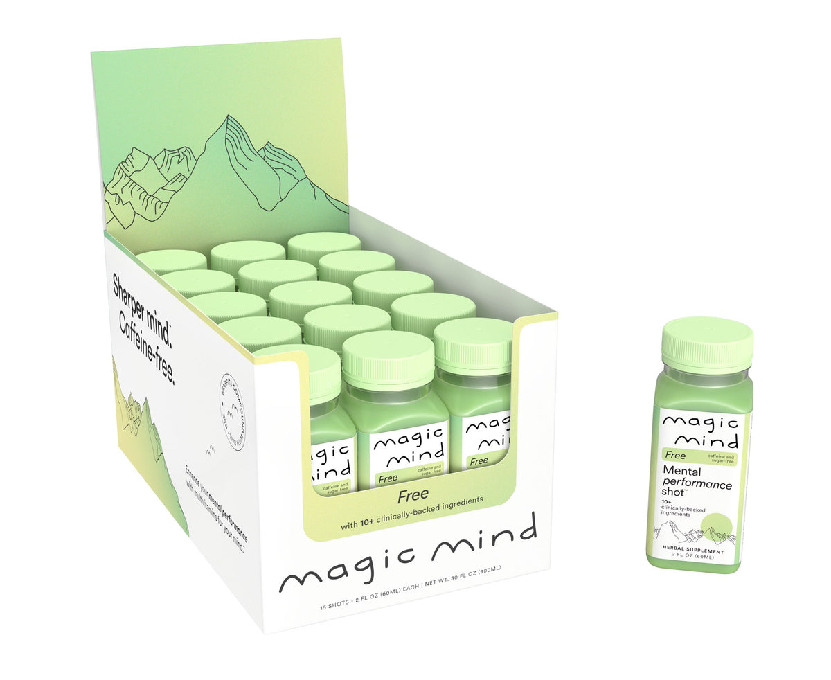 Clear Focus Shot 15-shot box with a single bottle