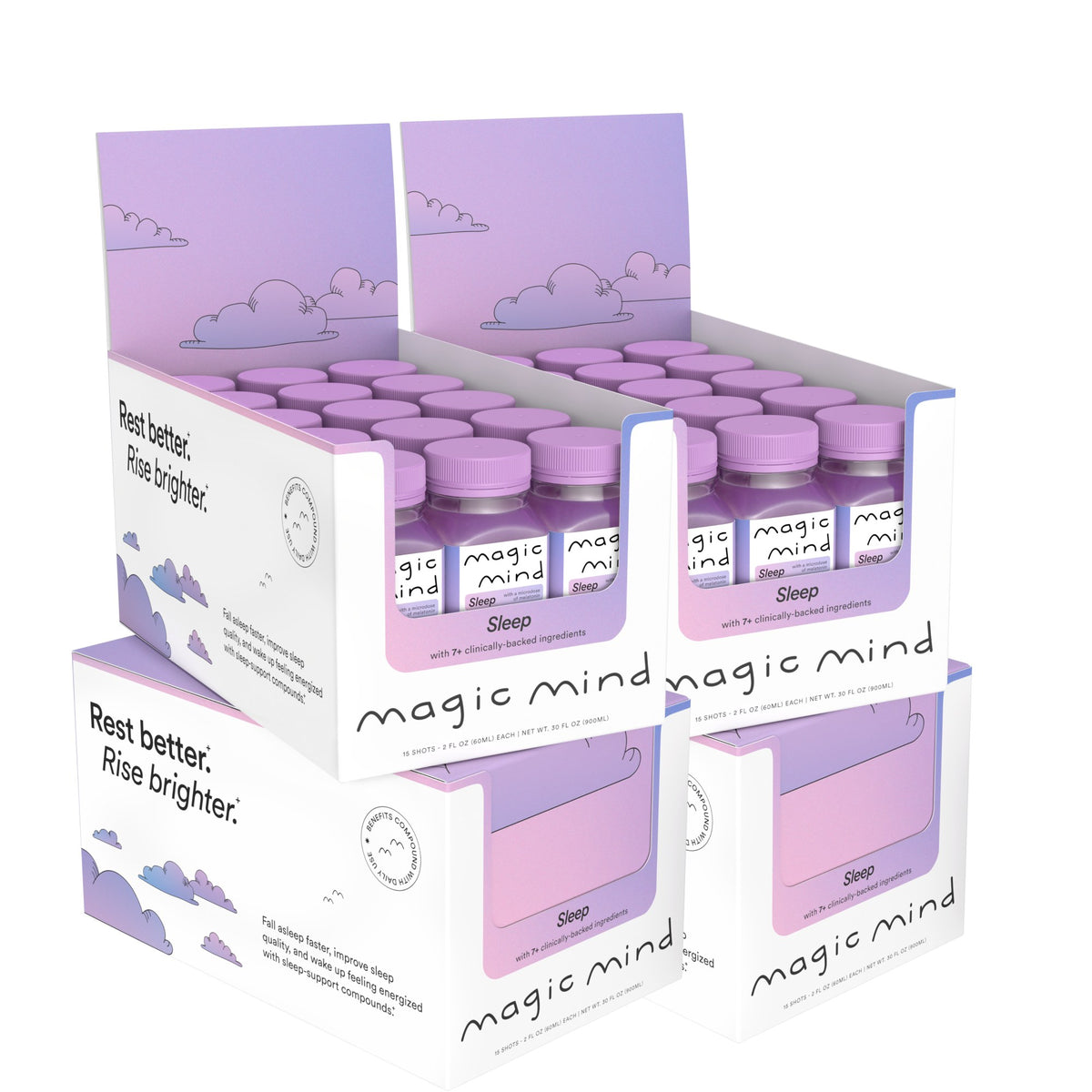 Dusk Sleep Shot 60-shot pack, four boxes