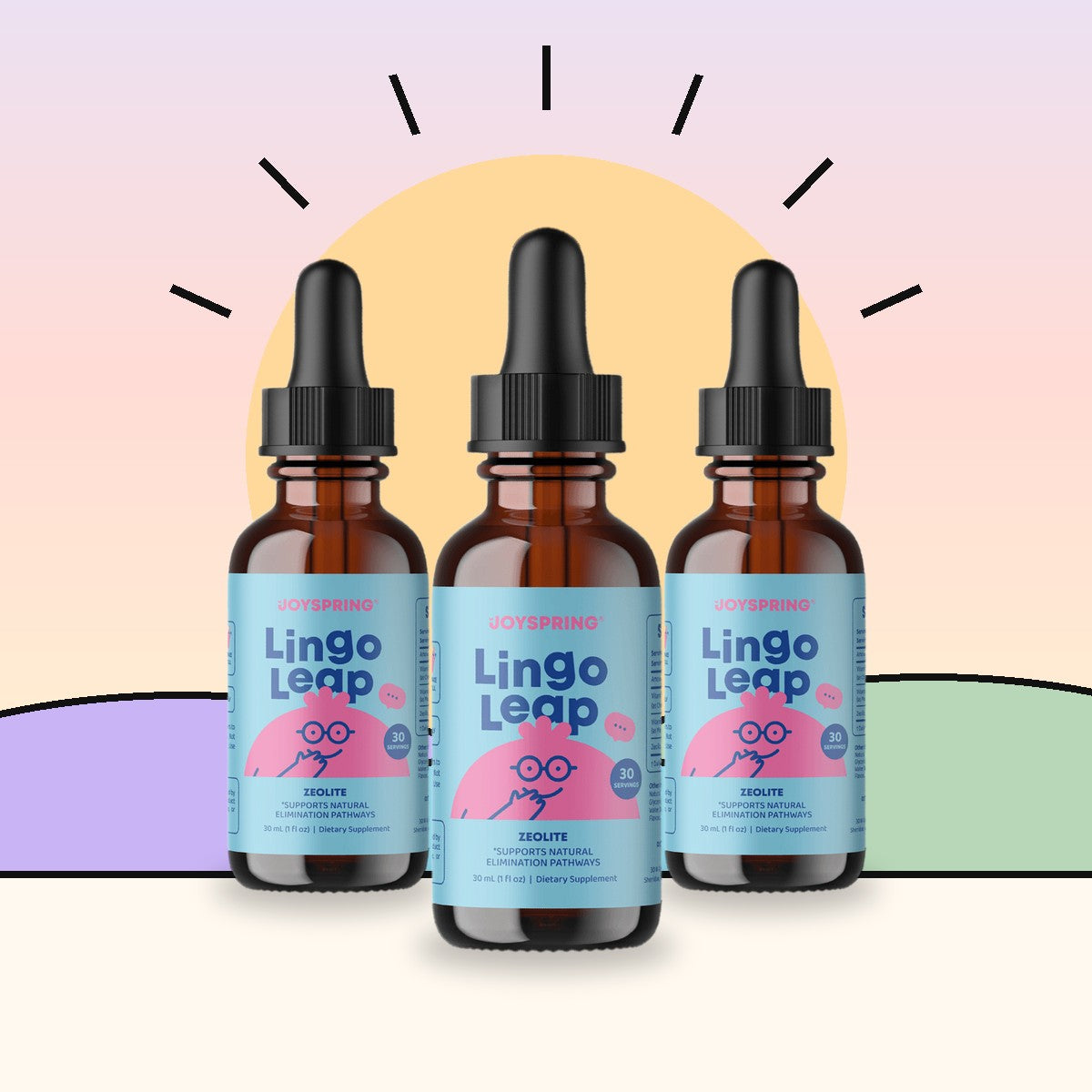 Lingo Leap, 3 bottles: 3 month supply